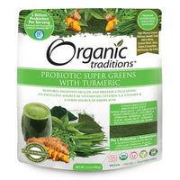 Thumbnail for Organic Traditions Probiotic Super Greens with Turmeric