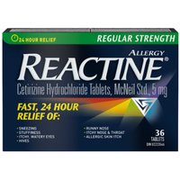 Thumbnail for Reactine Regular Strength Reactine 36 Tablets