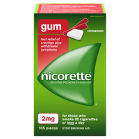Thumbnail for NICORETTE Gum Cinnamon 2mg
