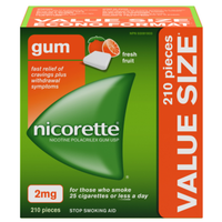 Thumbnail for Nicorette Nicotine Gum Fresh Fruit 2mg