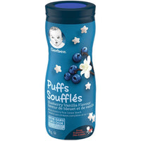 Thumbnail for Gerber Graduates Toddler Snack Puffs Blueberry Vanilla