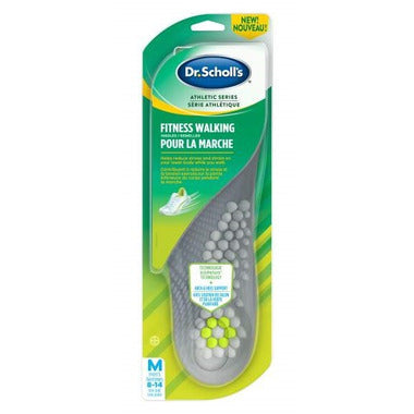 Dr. Scholl's Fitness Walking Insoles With Stimulating Nodes Men Size 8-14