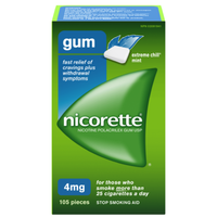Thumbnail for NICORETTE Gum EXTREME CHILL Mint 4mg