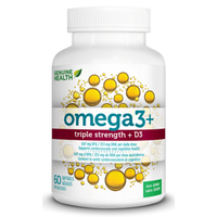 Thumbnail for Genuine Health Omega3+ Triple Strength with D3 Large Pack