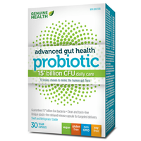 Thumbnail for Genuine Health Advanced Gut Health Probiotic 15 Billion CFUs