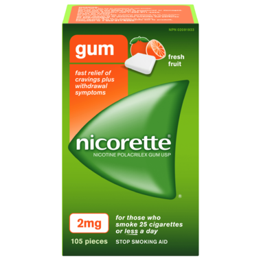 NICORETTE Gum Fresh Fruit 2mg