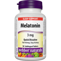Thumbnail for Webber Naturals Melatonin Tablets