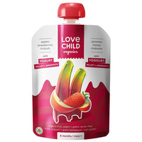 Thumbnail for Love Child Organics Baby Food Pouch With Fruit, Yogurt & Grains