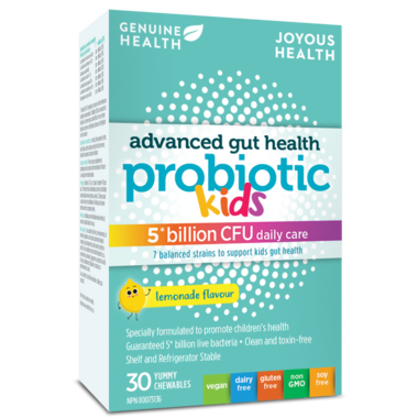 Genuine Health Advanced Gut Health Probiotic for Kids Lemonade