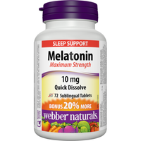 Thumbnail for Webber Naturals Melatonin Maximum Strength