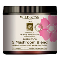 Thumbnail for Wild Rose 5 Mushroom Blend Super Food